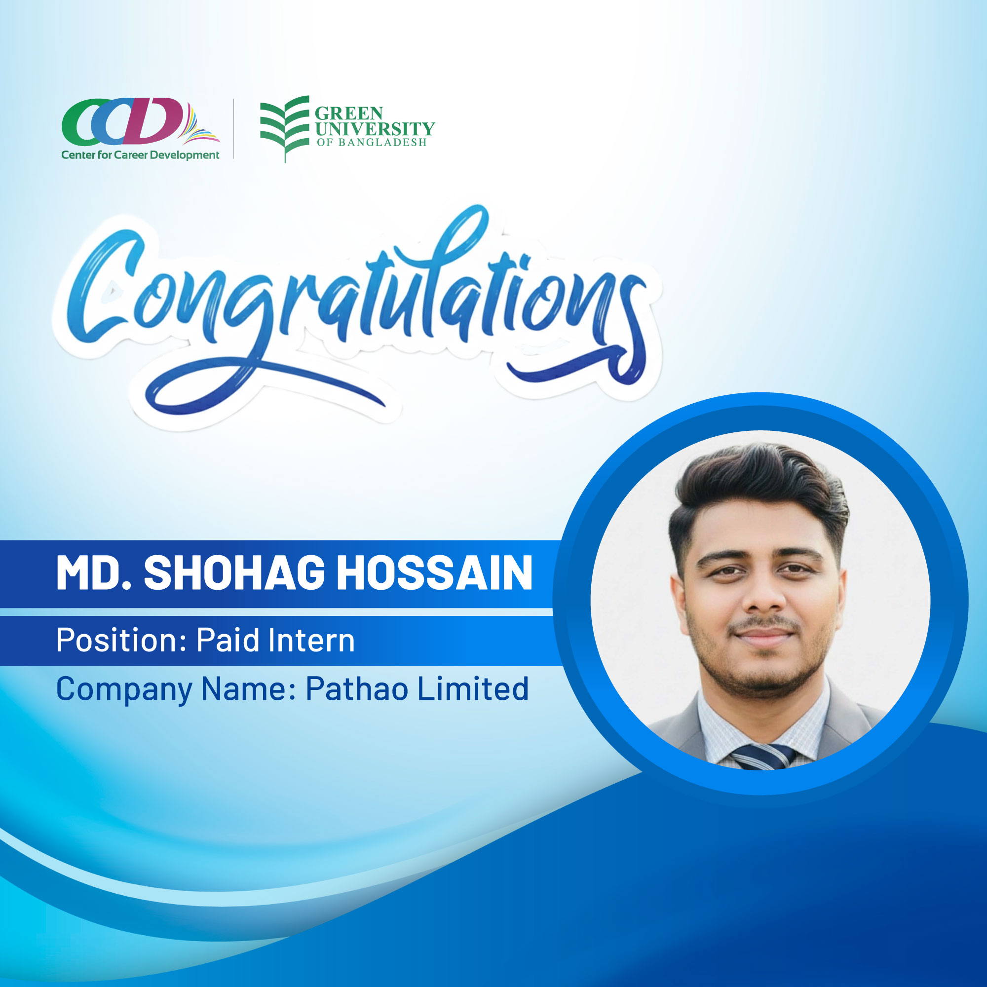 Md. Shohag Hossain (Paid Intern) Pathao Limited